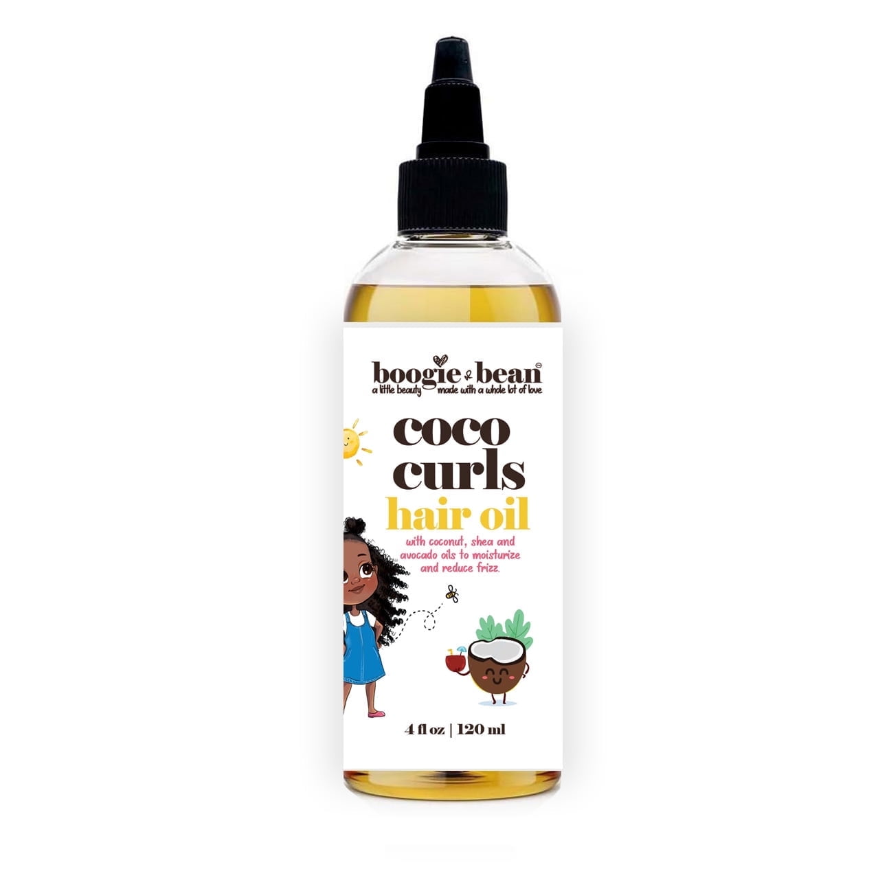 Kids Hair Oil, Coco Curls Natural Hair Oil for Curly Hair, Braids, Twists and Locs, Kids Hair Products