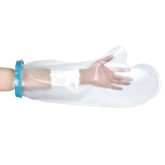 Kids Half Arm Cast Cover for Shower Bath Teens Waterproof and Watertight Cast BanFonmwine Protector Bag for Broken Surgery Wound Lower arm, Hands, Wrists, Elbow, Fingers