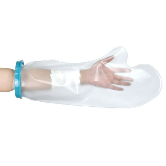 Kids Half Arm Cast Cover for Shower Bath Teens Waterproof and Watertight Cast Bandage Protector Bag for Broken Surgery Wound Lower arm, Hands, Wrists, Elbow, Fingers, Reusable Keeps Bandage Dry