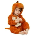 thumbnail image 1 of Kids Halloween Costumes Animal Costume Outfit for Toddler Dinosaur Costume Infants Winter Romper for Toddler Boys 3-6 Months, 1 of 5
