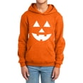 thumbnail image 1 of Kids Halloween Pumpkin Face Hoodie – Versatile Fall Pullover Sweatshirt for Kids Aged 1-14 Years, Soft Polyester Casual Outdoor Wear, 1 of 3