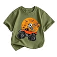 thumbnail image 1 of Kids Halloween Shirt Girls Boys Halloween Pumpkin Shirt Cute Ghost Tshirts | Fall Pumpkin T-Shirt Spooky Season Tee, 1 of 3