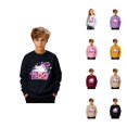 thumbnail image 1 of Kids Halloween Sweatshirt Long Sleeve Casual Crewneck Cute Ghost Print Boys Girls Halloween Sweatshirt Pullover 1-10 Years, 1 of 7
