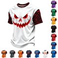 thumbnail image 1 of Kids Halloween Tee Shirts Short Sleeve Graphic T-Shirt Boys Girls Halloween Outfits 4-5 Years, 1 of 4