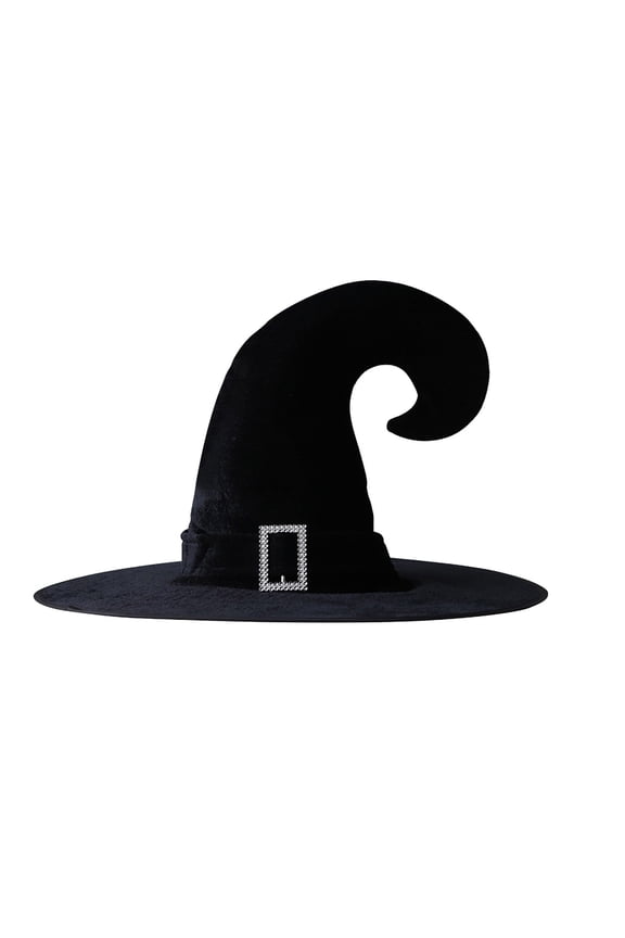 Kids Halloween Witch Hat Velvet Elf Wizard Hat – Sparkly Crooked Horn Design for Party, Trendy Stuff Fashion Accessories Birthday Gifts for 3 Year Girls and Boys