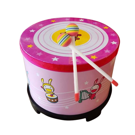 Kids Hand Drum Child Preschool Toy Floor Drum Orff Tambourine Rhythm Drum for Performances Parties Festivals Enduring