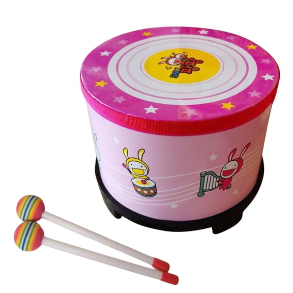 Kids Hand Drum Child Preschool Toy Floor Drum Orff Tambourine Rhythm Drum