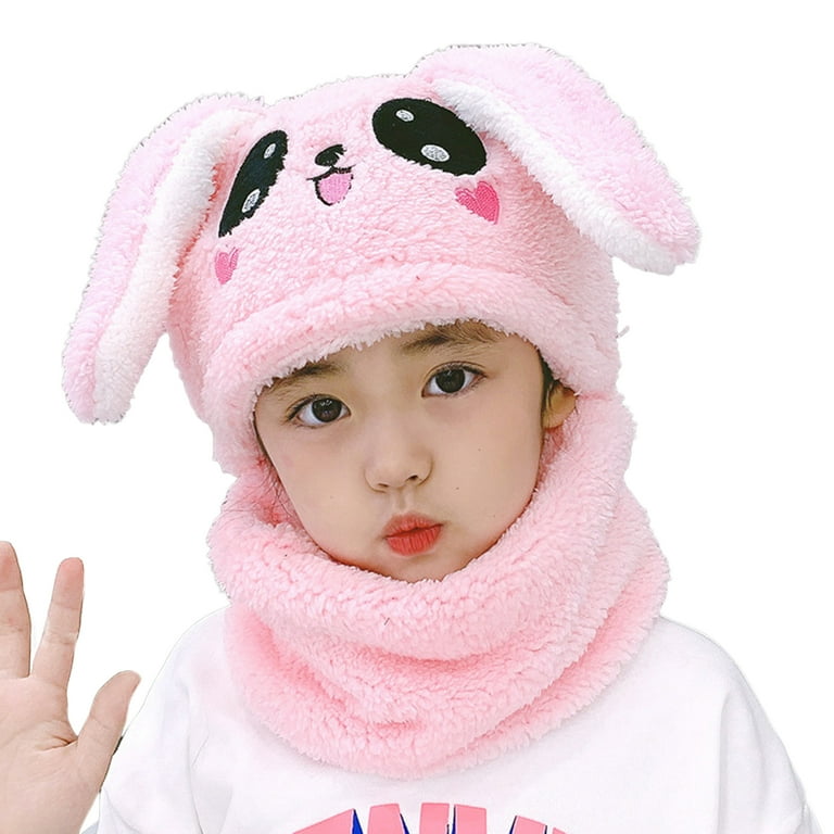 Pink rabbit 2024 ear hat