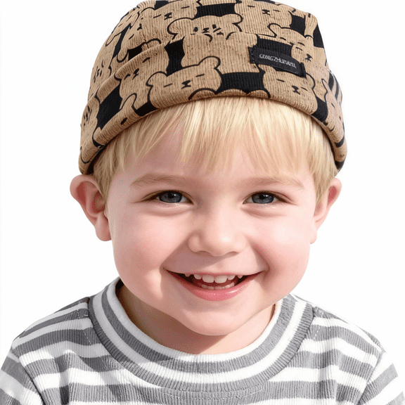 Kids Hat Handsome and Cute Copper Pirate Hat Cotton Set Single Hat  for Boy and Girl 0-3 Year old
