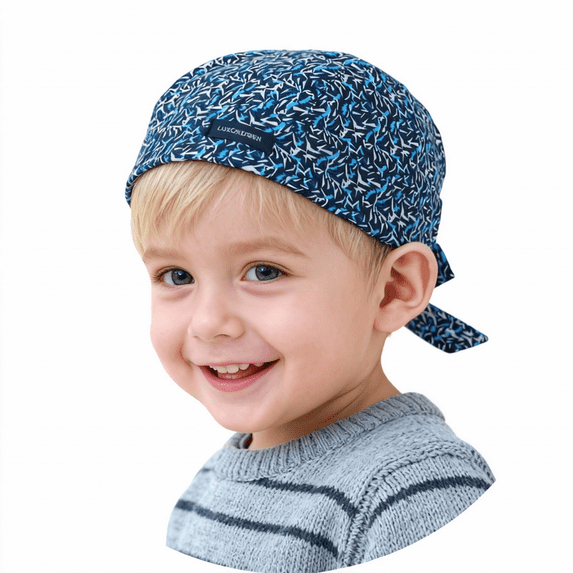 Kids Hat Handsome and Cute Copper Pirate Hat Cotton Set Single Hat for Boy and Girl 0-3 Year old