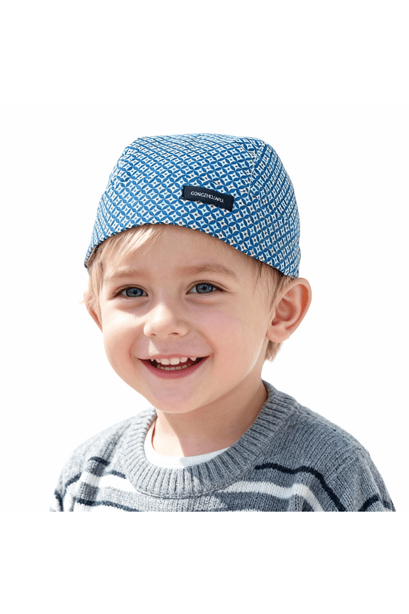 Kids Hat Handsome and Cute Copper Pirate Hat Cotton Set Single Hat for Boy and Girl 0-3 Year old