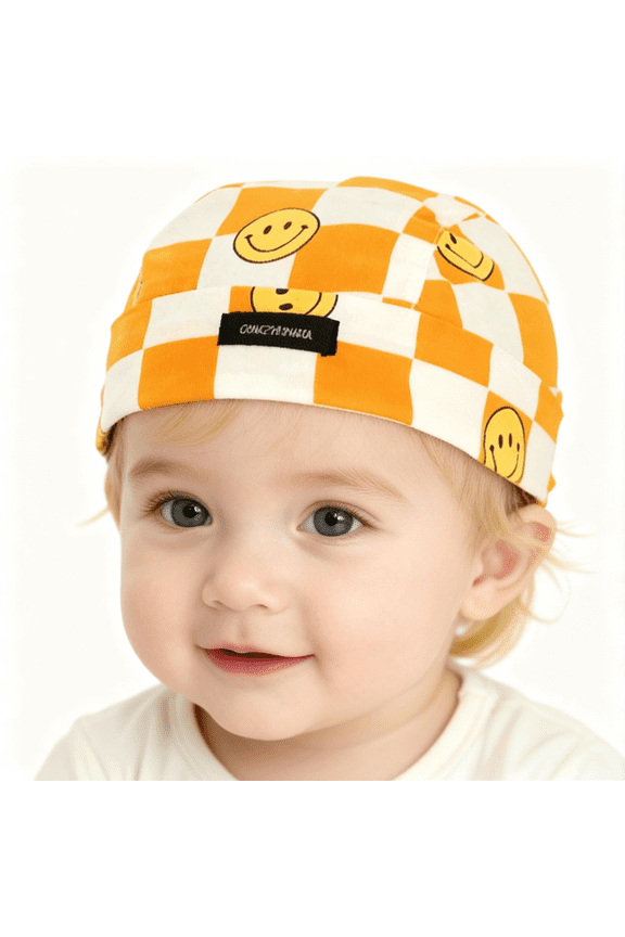 Kids Hat Handsome and Cute Pirate Hat Cotton Set Single Hat for Boy and Girl 0-1 Year old