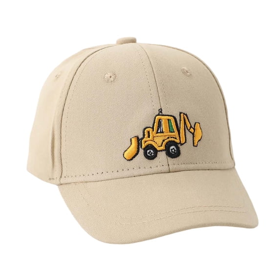 Kids Hats & Caps Boys Hat for Summer Cartoon Prints Baseball Cap Outdoor Sun Cap for Kids Brown 2-8 Years