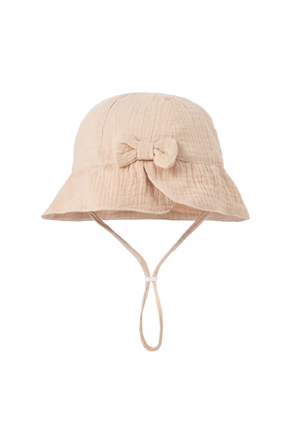 Kids Hats & Caps for Outdoor Adjustable Wide Brim Bucket Hat Comfortable and Stylish for Ages 3-12 Accessory for Boys and Girls,Color:Khaki