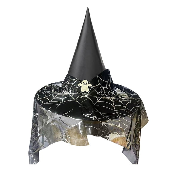 Kids Hats & Caps2 Decorative Props Halloween Headdress Bow Hat Witch Children Hat Baseball Caps Silver One Size