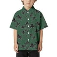 thumbnail image 1 of Kids Hawaiian Shirt Short Sleeve Boys' Button-Down Shirts Casual Summer Floral Beach Shirt Boys Shirts for Boys 3-4 Years, 1 of 3