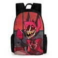 thumbnail image 1 of Hazbin Hotel Backpacks Bookbag Casual Daypack Backpacks for Travel Camping Hiking, 1 of 8