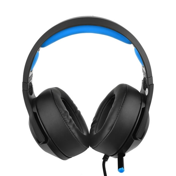 Kids Headphones with Cord for School, 85/94dB Volume Limit, Wired Headphones Over Ear for Kids Boys Girls with Microphone, Stereo Sound 3.5mm Jack for Kindle, Tablet, Airplane Travel, Black,Blue