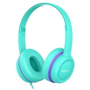 Kids Headphones with Microphone for Children Boys Girls, Volume Limit 94dB, On Ear Headphones,Wired Headphones for Teens School, Travel, Compatible with Cellphones, Tablets, PC