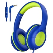Mpow Kids Headphones with Microphone, 85/94dB Volume Limit, Foldable Over-Ear Stereo Headset for Girls &amp; Toddlers