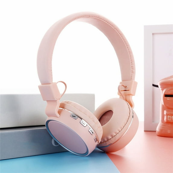 Kids Headphones for School Toddler Wired with Microphone Plug in Bulk Boys Headset Girls 3+ Year Old Blue Green shareport Phones Teen Volume Control Airplane Two People Childrens Babies,Pink