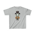 thumbnail image 1 of Kids Heavy Cotton Halloween Skeleton Print Childrens Cotton T-Shirt, 1 of 2