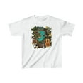 thumbnail image 1 of Kids Heavy Cotton™ Tee Tahiti Tropical Knolling Abstract Art T-Shirt 005, 1 of 2