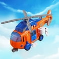 thumbnail image 1 of Kids Helicopter Toy with Lights and Sound, Inertia Powered Airplane for Boys, Pull Back & Go Rescue Copter with Spinning Propeller for Indoor Outdoor Play, 1 of 6