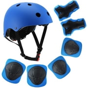 GLUAAE Kids Bike Helmet, Toddler Helmet for Ages 3-10 with Sports-Blue