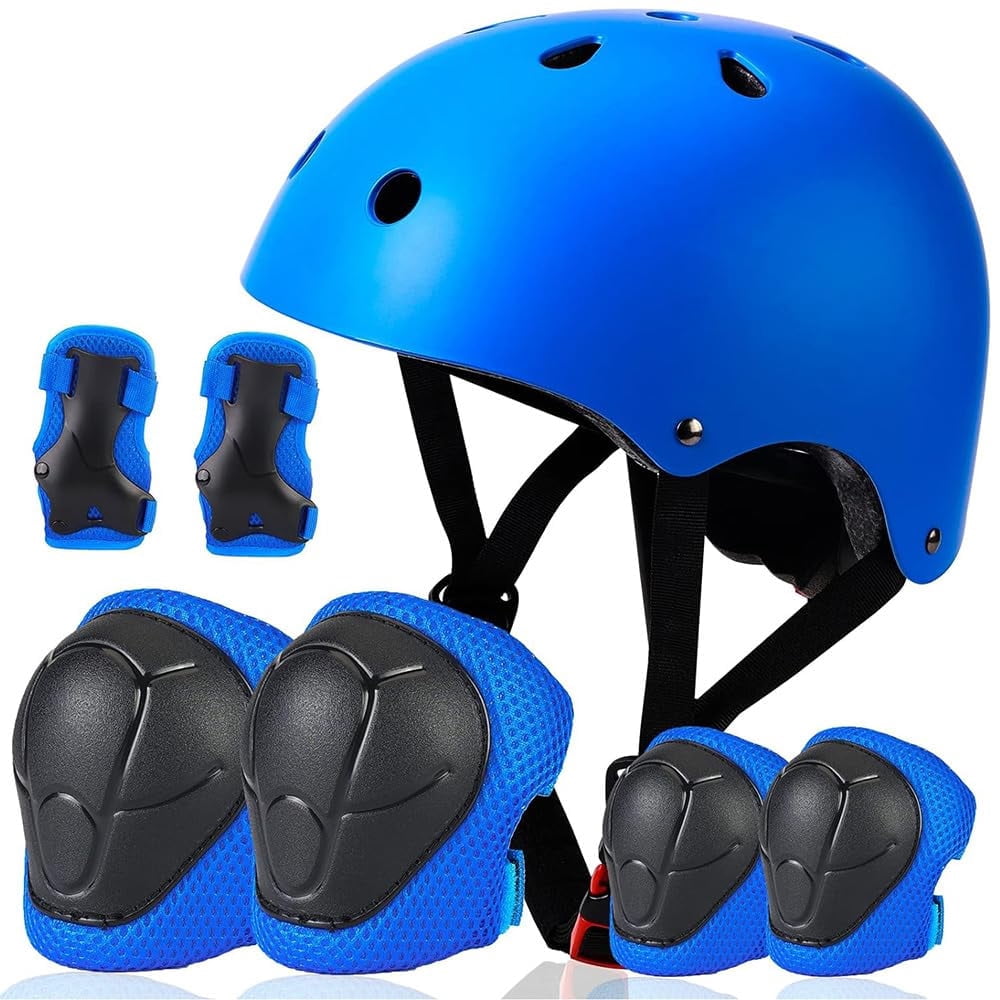 Kids Helmet, Toddler Helmet Adjustable Toddler Bike Helmet Ages 3-8 Years Old Boys Girls Multi-Sports Safety，blue