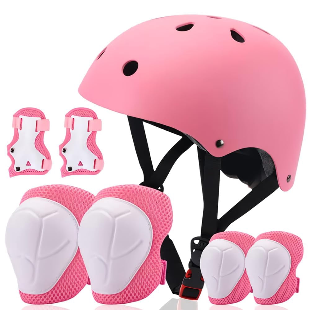 Kids Helmet, Toddler Helmet Adjustable Toddler Bike Helmet Ages 3-8 Years Old Boys Girls Multi-Sports Safety，pink