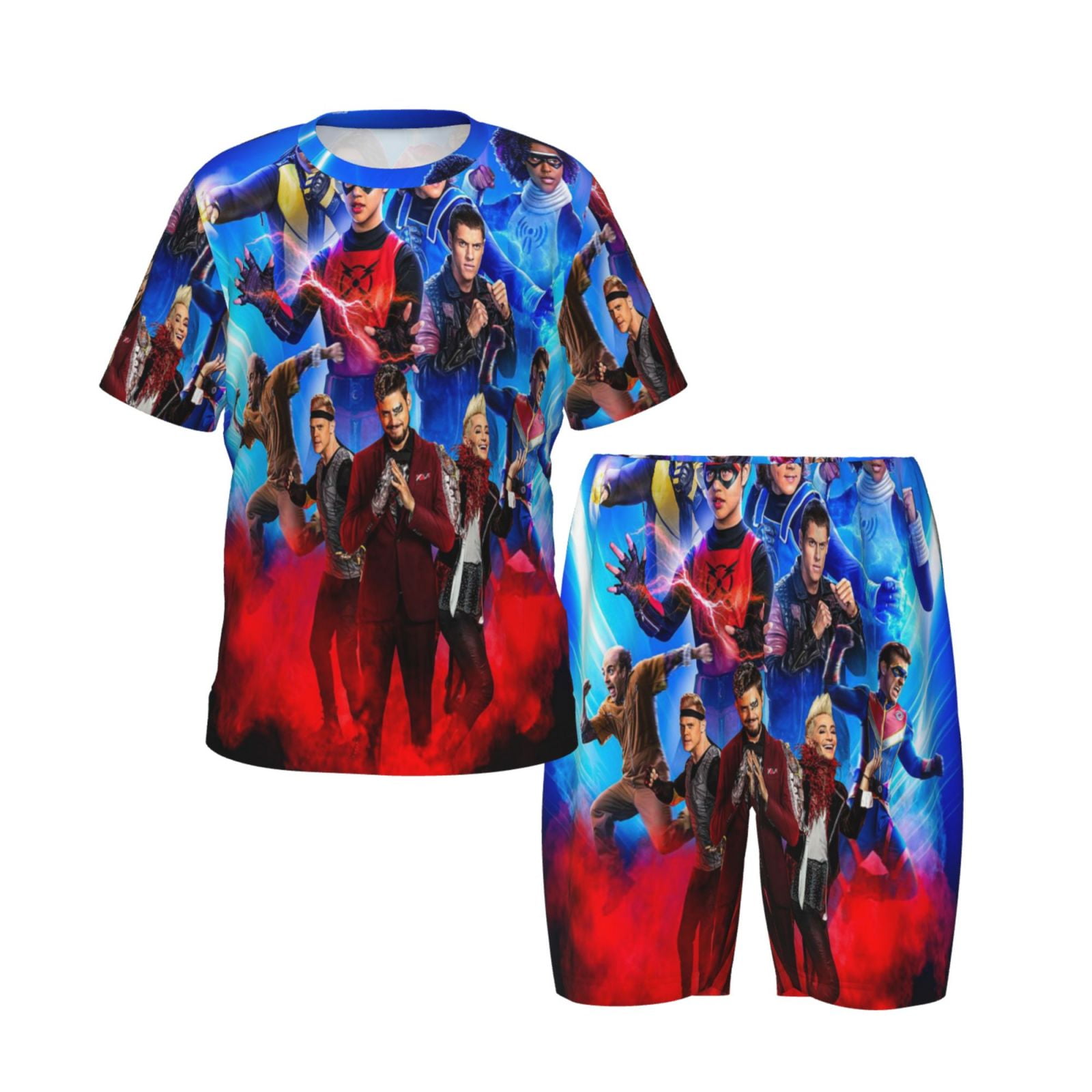 Kids Henry Danger Pajama Set Kids Cartoon Tee Shirt And Short Set 2PCS