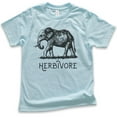 thumbnail image 1 of Kids Herbivore Elephant Shirt, Youth Kids Boy Girl T-Shirt, Herbivore Shirt, Vegan Veganism Shirt, Animal Shirt, Light Blue, Small, 1 of 4