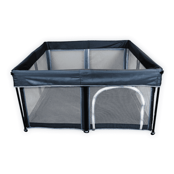 Kids Heroes Foldable Baby Playpen with Mattress, 47 x 47, Easy Setup, Compact & Lightweight, Travel Bag Included