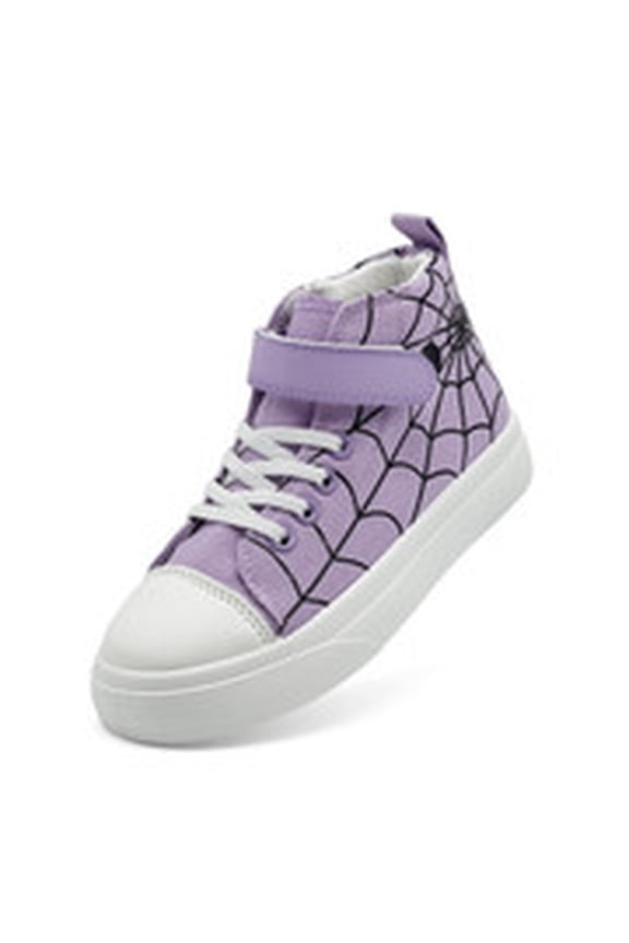 Kids High Top Canvas Sneakers Toddler Boys Girls Shoes Cartoon Fashion Sneakers Casual Walking Shoes