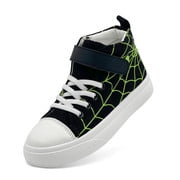 Kids High Top Canvas Sneakers Toddler Boys Girls Shoes Cartoon Fashion Sneakers Casual Walking Shoes