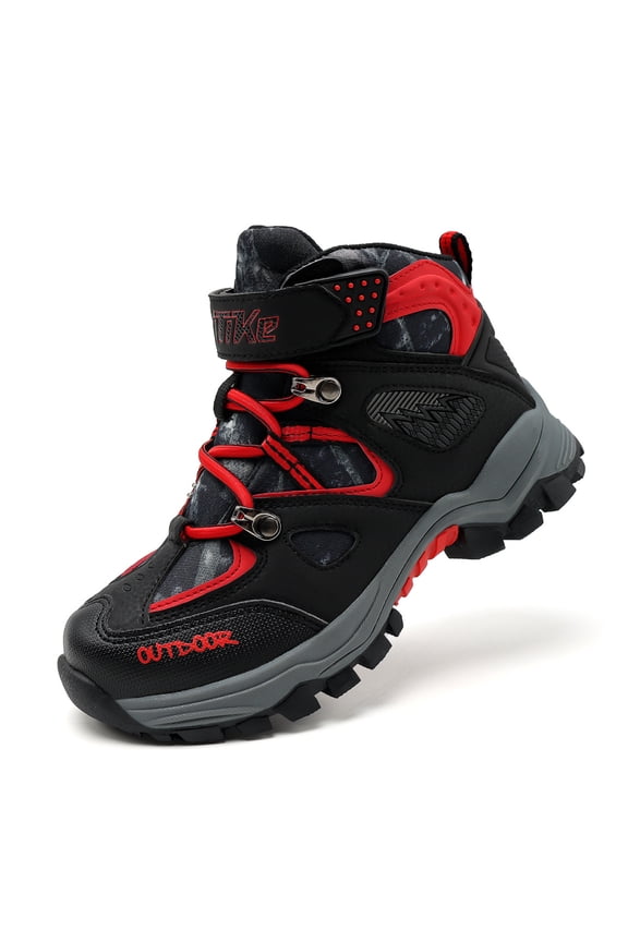 Boys Snow Boots Winter Waterproof Antiskid Boots Hiking Outdoor Shoes Booties for Unisex Kids (Little Kid/Big Kid)