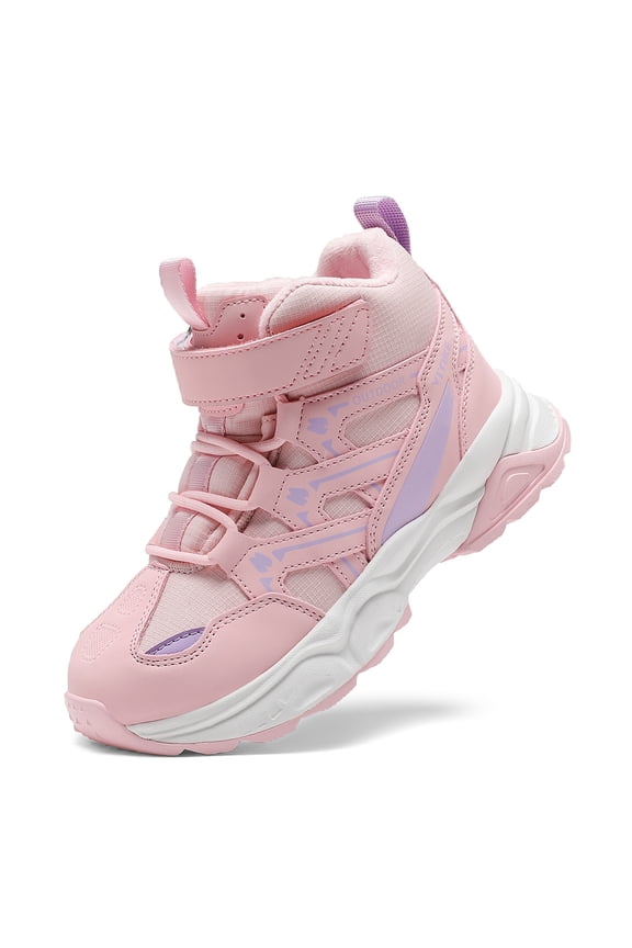 Boys Snow Boots Winter Waterproof Antiskid Boots Hiking Outdoor Shoes Booties for Unisex Kids (Little Kid/Big Kid)