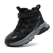 Boys Snow Boots Winter Waterproof Antiskid Boots Hiking Outdoor Shoes Booties for Unisex Kids (Little Kid/Big Kid)