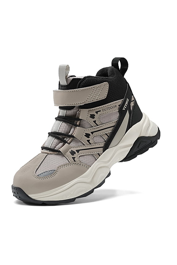 Boys Snow Boots Winter Waterproof Antiskid Boots Hiking Outdoor Shoes Booties for Unisex Kids (Little Kid/Big Kid)