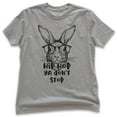 thumbnail image 1 of Kids Hip Hop Ya Don't Stop Rabbit Shirt, Youth Kids Boy Girl T-Shirt, Easter Shirt, Easter Bunny Tee, Hipster, Dark Heather Gray, X-Small, 1 of 4
