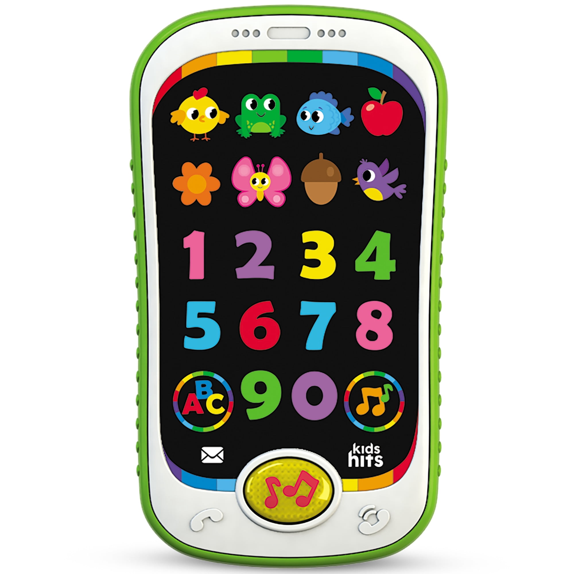 Kids Hits: Smart Phone - Counting Fun - Interactive Educational Toy, Games Teach ABCs & Numbers, Light-Up, Animal Sounds & Songs, Kids & Toddlers 2+