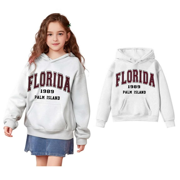 Kids Hoddies Kids Letter Pattern Hoodies Casual Long Sleeve Hoodies Fall Winter Clothes Size 4-5 Years Boys Clothes