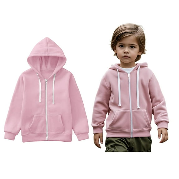 Kids Hoddies Zip up Hoodie Lightweight Long Sleeve Hoodies Fall Clothes 4-5 Years Girls Clothes