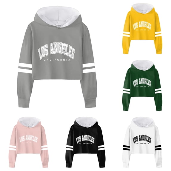 Kids Hoodie Grey Hoodie Long Sleeve Casual Basic Pullover Sweatshirt Hoodie Warm Fall Winter Girls Tops Size 6-7 Years