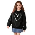 thumbnail image 1 of Kids Hoodie Heart Graphic Print Hooded Lightweight Long Sleeve Hoodies Winter Clothes 8-9 Years Old Boy Clothes Kids Clothes, 1 of 4