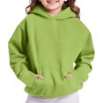 thumbnail image 1 of Kids' Hoodie Kangaroo Pocket Long Sleeve Casual Pullover Basic Comfortable Classic Solid Color Fall Top, 1 of 5