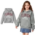 thumbnail image 1 of Kids Hoodie Kids Florida Letter Print Hoodies Casual Long Sleeve Sweatshirts Fall Clothes Toddler Girls Clothes 7-8 Years Kids Clothes, 1 of 4
