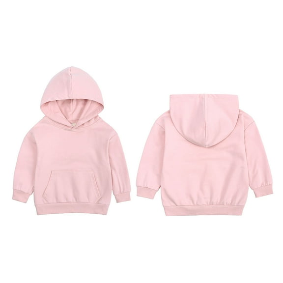 Kids Hoodie Kids Pink Hoodies Casual Long Sleeve Classic Hoodie Fall Winter Clothes Girls Sweatshirts Size 8-9 Years