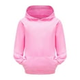 thumbnail image 1 of Kids Hoodie Kids Pink Hoodies Long Sleeve Lightweight Pullover Tops Loose Sweatshirt Winter Clothes Boy Clothes 8-9 Years, 1 of 4